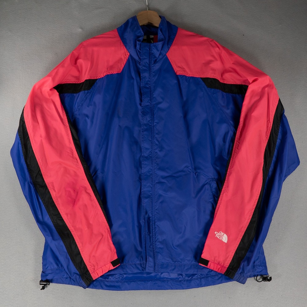 Vintage 90s The North Face Sidetracks Packable Jacket USA Made Colorblock
